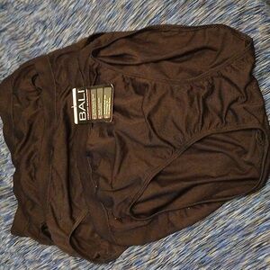 3 BRAND NEW NEVER USES BALI BLACK PANTIES. 3 OF THEM.  TAGS ON